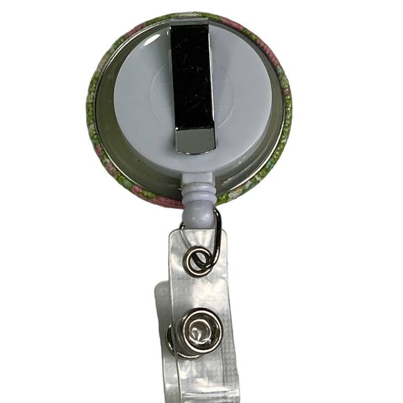 Personalized Retractable ID Card Badge Holder Reel Lanyard Belt Clip Monogrammed - Picture 8 of 8